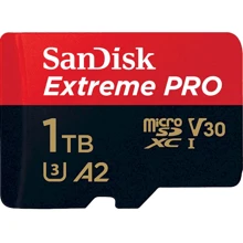 Карта памяти SanDisk 1TB microSDXC class 10 A2 V30 UHS-I U3 Extreme PRO (SDSQXCZ-1T00-GN6MA): Тип карты MicroSDXC