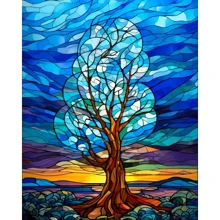Картина по номерам Strateg Дерево перемен проективная картина Сюжет № 2 40х50 см (AH1084): Производитель Стратег