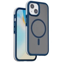 Чехол для iPhone WIWU Airbag Skin Feel MagSafe Blue for iPhone 15 Plus (ZKK-012): Цвет синий
