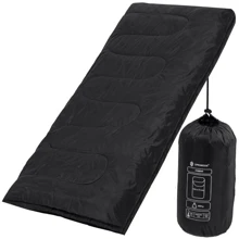 Спальний мішок Springos 2 в 1 CS0044 +10 ...+25 °C R Black/Blue: Тип ковдра