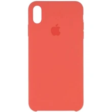Чохол для iPhone TPU Silicone Case Nectarine for iPhone Xs Max: Колір помаранчевий