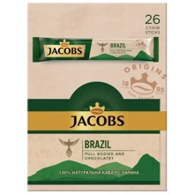 Кофе растворимый Jacobs Brazil 100% Арабика в стиках 26x1.8 г (8711000681589): Вид напитка кофе растворимый