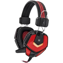 Наушники Defender Ridley Black/Red (64542): Тип конструкции накладные