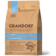Сухой корм Grandorf Dog Medium&Maxi White Fish рыба для средних и крупных пород 3 кг (94303): Тип Сухой корм