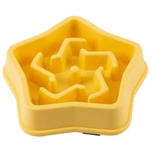 Миска-лабіринт WahoPet slow feeder зірка пластикова жовта (WA00005): Тип Кормушки