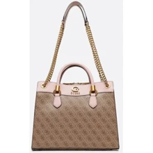 Жіноча сумка тоут GUESS NELL LOGO GIRLFRIEND SATCHEL світло-коричнева (HWSB8735070-LLR): Стать Женский