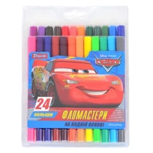 Фломастери 24 кол. "Cars" (650334): Тип На водній основі