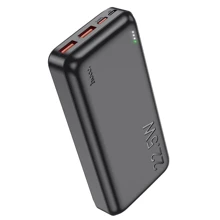 Внешний аккумулятор Hoco Power Bank 20000mAh J101A Astute 22.5W Black: Количество USB 3