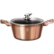 Кастрюля Berlinger Haus Metallic Line Rose Gold Edition с крышкой 6.1л (BH 1516N): Тип Традиционная