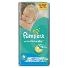 PAMPERS Active Baby-Dry Extra Large Giant 56 (15+ кг): undefined undefined