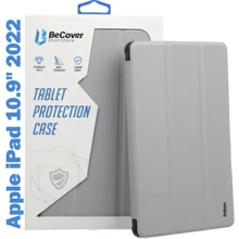 Аксессуар для iPad BeCover Removable Case with Pencil mount Gray for iPad 10.9 (2022 / 2024) / iPad 11 2025 (708764): Цвет серый
