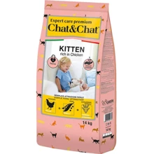 Сухой корм Chat&Chat Expert Kitten with chicken для котят с курицей 14 кг (8001541007765): Тип Сухой корм