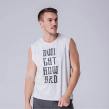 Спортивная майка Peak FW692141-WHI XL белая с принтом: Вид Спортивные майки