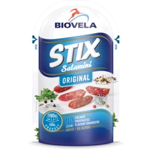 Колбаски Biovela сушеные Original, 80 г (WT3896): Вид мяса свинина