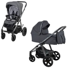 Універсальна коляска 2 в 1 Espiro Husky XL 2022 217 Graphite (205095): Тип коляски Универсальная коляска (2-в-1)