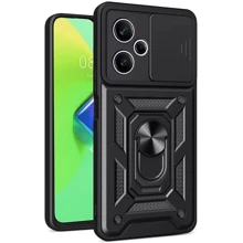 Чохол для телефона Mobile Case Camshield Serge Ring Black для Xiaomi Redmi 13 4G / Poco M6 4G: Сумісність Xiaomi Redmi 13 4G / Poco M6 4G