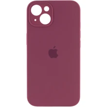 Чехол для iPhone Mobile Case Silicone Case Full Camera Protective Plum for iPhone 15: Цвет бордовый