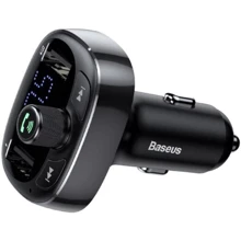 Автомобильное зарядное устройство + FM-трансмиттер Baseus T-Typed MP3 Car Charger Black (CCALL-TM01): Производитель Baseus