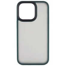 Чехол для iPhone Mobile Case TPU+PC Metal Buttons Green for iPhone 15 Plus: Цвет зеленый