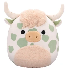 Мягкая игрушка Squishmallows Коровка Целестин 19 см (SQCR06578): Тип домашние питомцы
