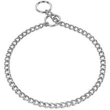 Ошейник для собак Sprenger Collar Round Narrow Link короткое круглое звено 3 мм хромированная сталь 55 см (39737): Производитель Sprenger