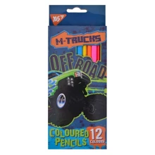 Олівці Yes 12 кольорів M-Trucks (290527): Тип кольорові