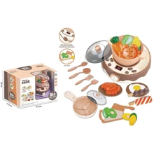 Плита дитяча, посуд, продукти на липучках, дошка (9941 A): Виробник Noname