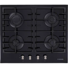 Варочная поверхность газовая Minola MGG 61425 BL: Расположение панели спереди
