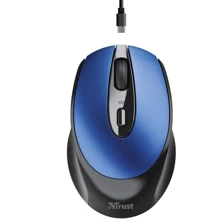 Мышь Trust Zaya Rechargeable Wireless Blue (24018): Интерфейс подключения Wireless, USB