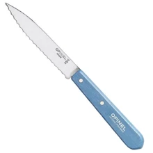 Opinel №113 Serrated 10.1 см голубой (204.65.71): Лезвие нержавеющая сталь