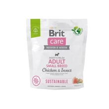 Сухой корм Brit Care Dog Sustainable Adult Small Breed для собак малых пород 1 кг (8595602558674): Тип Сухой корм
