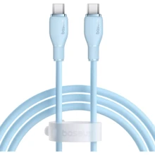 Кабель Baseus Cable USB-C to USB-C Pudding Series Fast Charging Cable 100W 1.2m Blue (P10355702311-00): Тип USB-C - USB-C