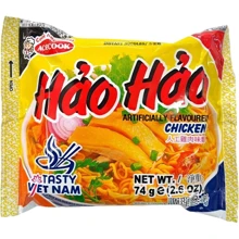 Лапша быстрого приготовления Acecook HAO HAO со вкусом курицы 74 г (8934563107161): Технология Сублимация + Сушка