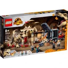 Конструктор LEGO Jurassic World Втеча тиранозавра та атроцираптора (76948): Серія Jurassic World