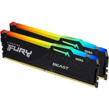 Kingston FURY 64GB (2x32GB) DDR5 6000MHz Beast RGB (KF560C30BBAK2-64): Тип DDR5
