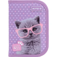 Пенал без наполнения Kite Studio Pets SP22-621, 1 отделение, 1 отворот: Год выпуска коллекции 2022