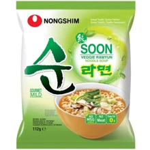 Лапша быстрого приготовления Nongshim Рамен суп овощной 112 г (8801043022705): Технология Сублимация + Сушка