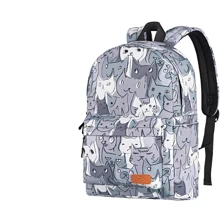 Сумка для ноутбуков 2E Bags&Cases 13" TeensPack Cats Backpack Grey (2E-BPT6114GC): Тип сумки рюкзак