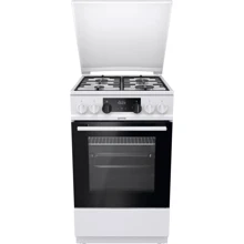 Плита комбинированная Gorenje MEKS512W: Тип варочной поверхности газовая