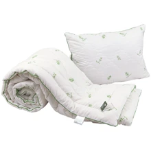 Одеяло Руно Bamboo Style 140х205 см + подушка 50х70 см (924.52_Bamboo Style): Тип Комплекты