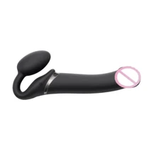 Безремневой страпон с вибрацией Strap-On-Me Vibrating Black L: Для кого Для пары