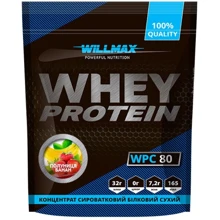 Протеин Willmax Whey Protein 80 920 g / 23 servings / Strawberry Banana: Вид Сывороточные