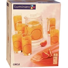 Набір для напоїв Luminarc Circle G1974 (7 пр.): undefined undefined