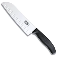 Нож сантоку Victorinox SwissClassic Santoku 17см черный (6.8523.17G): Лезвие Нержавеющая сталь