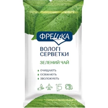 Біокон Фрешка Вологі серветки Зелений чай 15 шт.: Класифікація Масс-маркет
