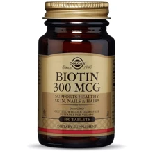 Solgar Biotin Солгар Биотин 300 mcg 100 таблеток: Тип Витамин B