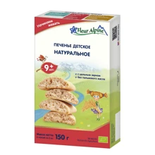 FLEUR ALPINE Печенье детское натуральное,150 г (5412916940823): Тип Печенье
