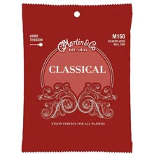 Струна для гитар Струны MARTIN M160 Silverplated Classic Guitar High Tension Ball End: Тип Комплект струн