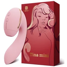 Вакуумный вибратор KisToy Tina Mini Pink, вагинально-клиторальный: Для кого Для женщин