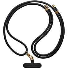Ремешок для смартфона ArmorStandart Rope Gold Onyx with Dark holder (ARM67196): Цвет черный